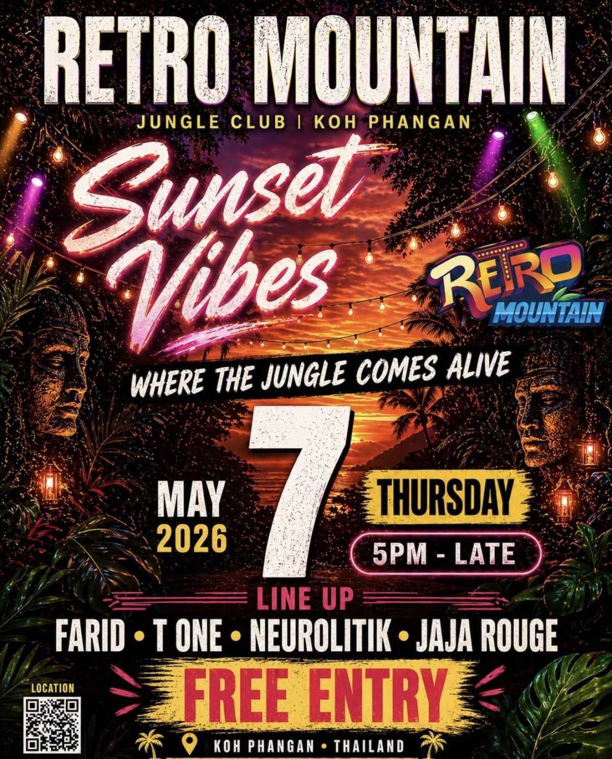 RETRO MOUNTAIN β SUNSET VIBES π΄π₯ RETRO MOUNTAIN β SUNSET VIBES π΄π₯