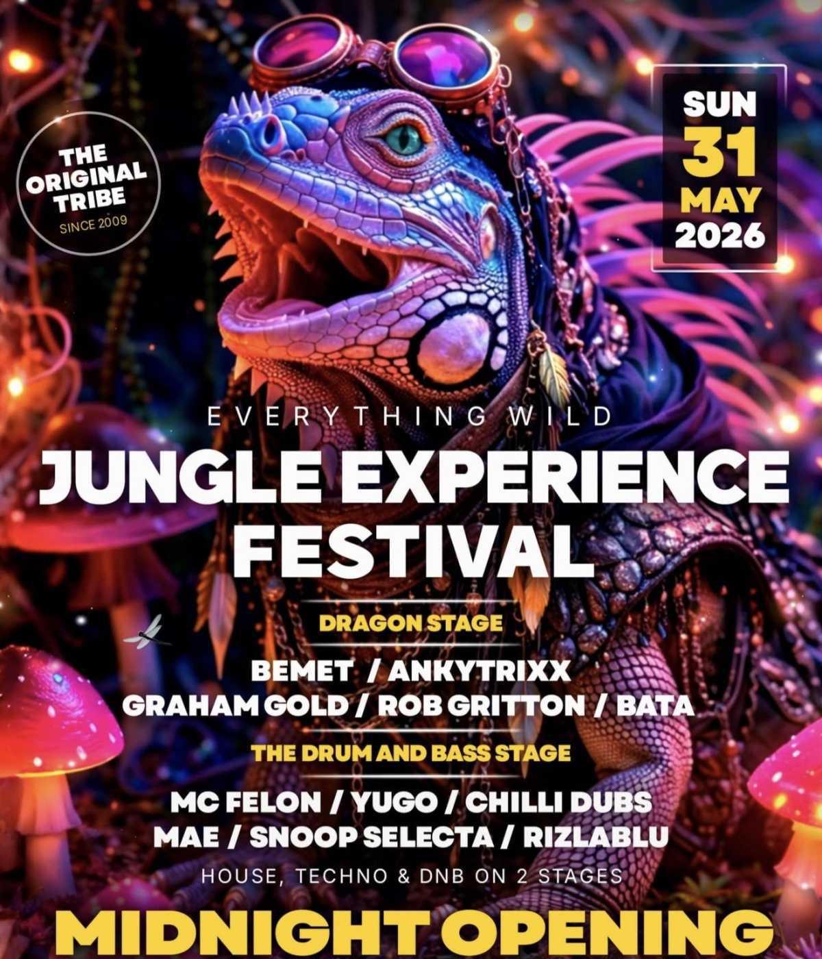 JUNGLE EXPERIENCE FESTIVAL 🌙🌿 JUNGLE EXPERIENCE FESTIVAL 🌙🌿