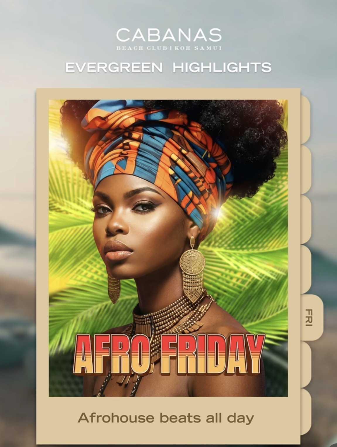 AFRO FRIDAY @ CABANAS 🎶🔥