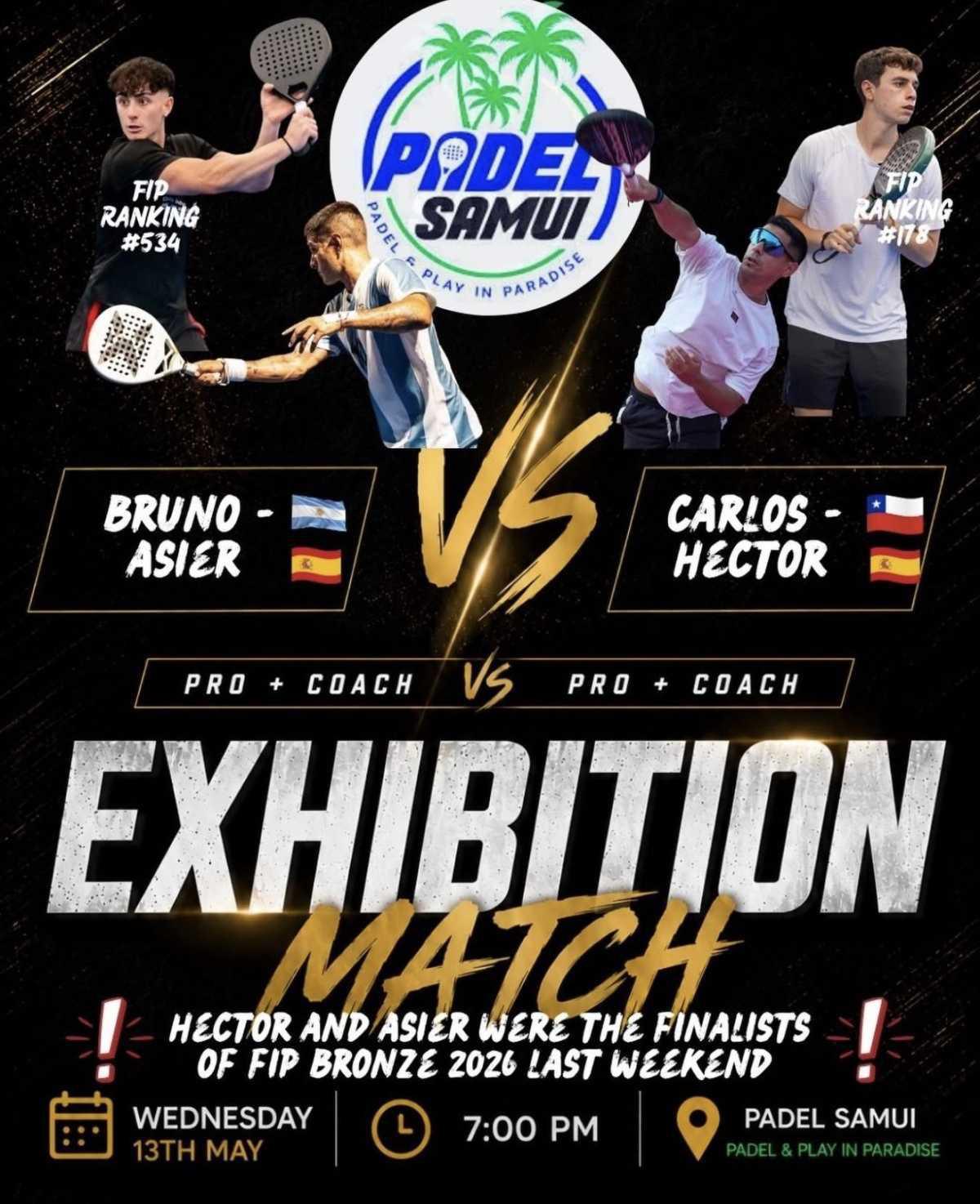 PADEL SAMUI EXHIBITION MATCH 🔥🎾 