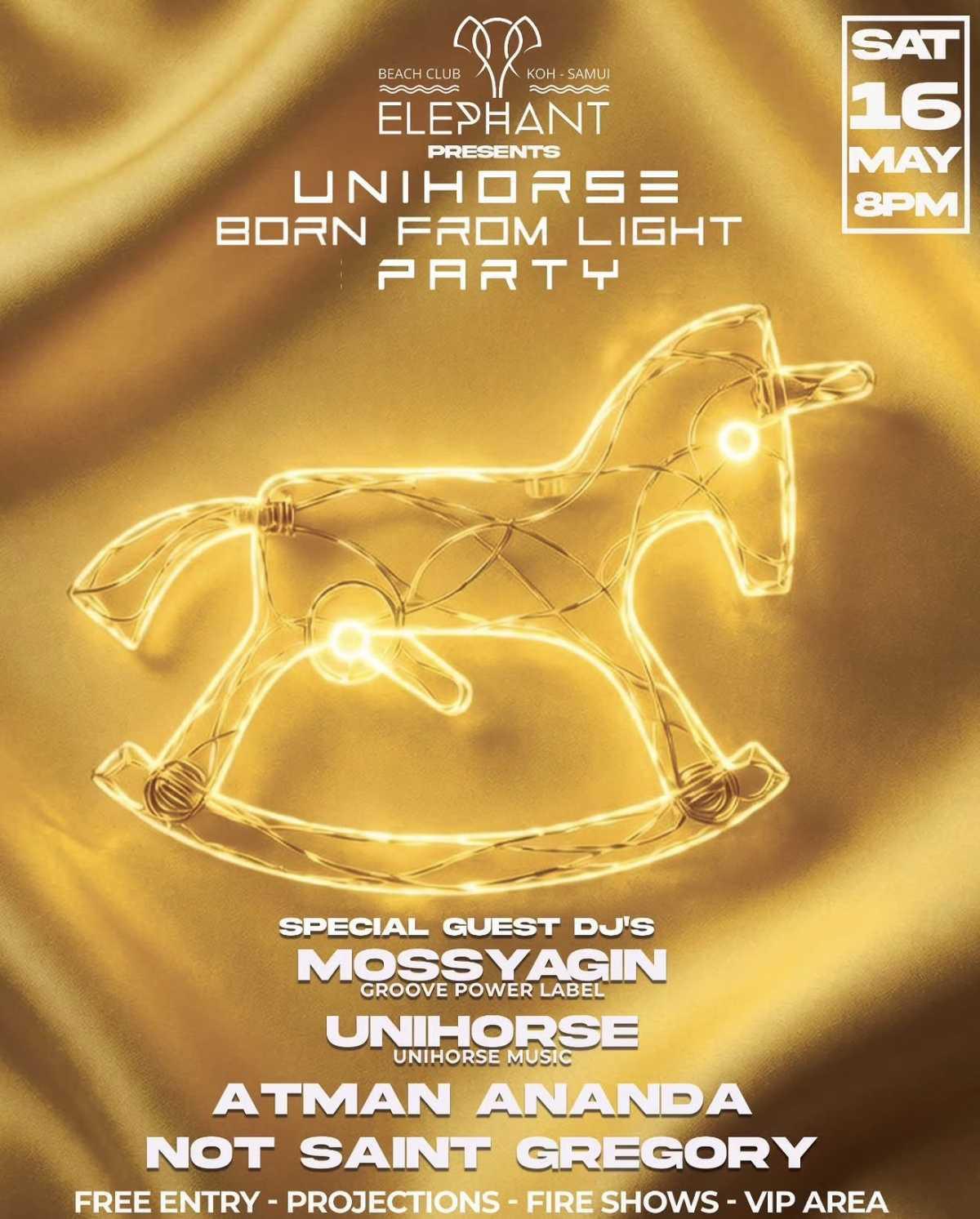 UNIHORSE – BORN FROM LIGHT PARTY ✨