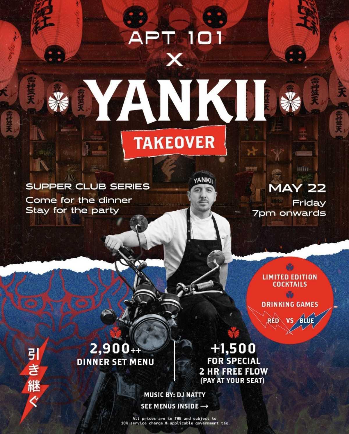APT 101 x YANKII TAKEOVER 🍸