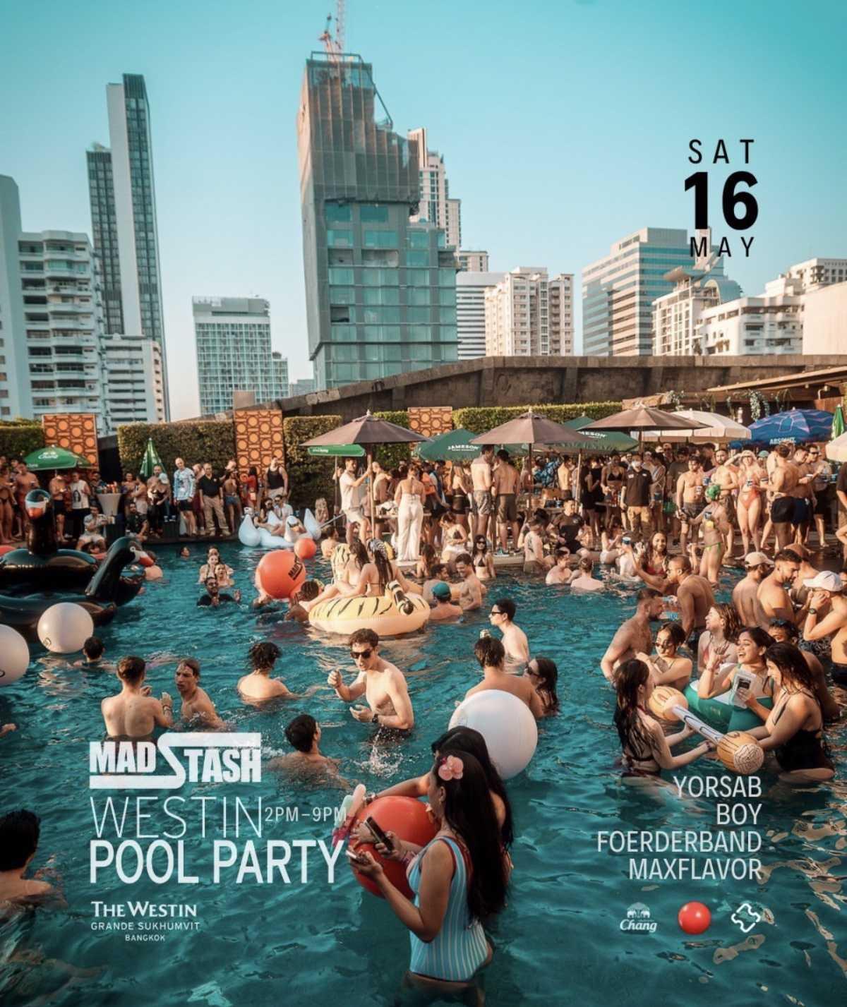 MAD STASH WESTIN POOL PARTY 🌴