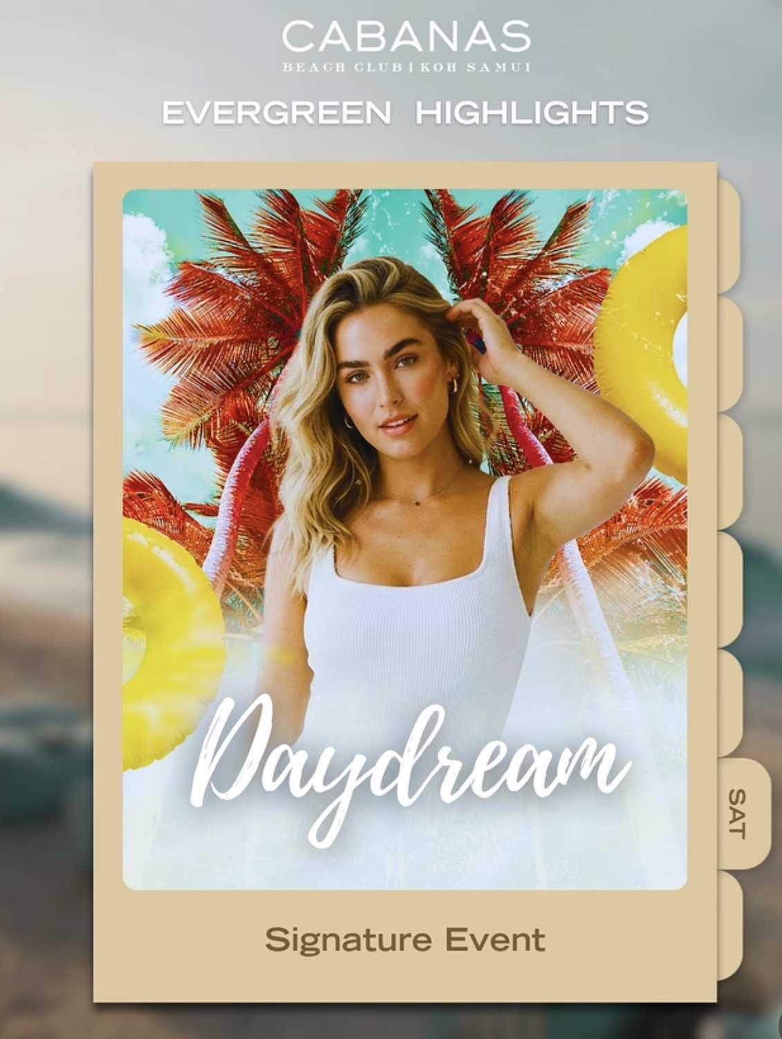 DAYDREAM X Cabanas Beach Club DAYDREAM X Cabanas Beach Club