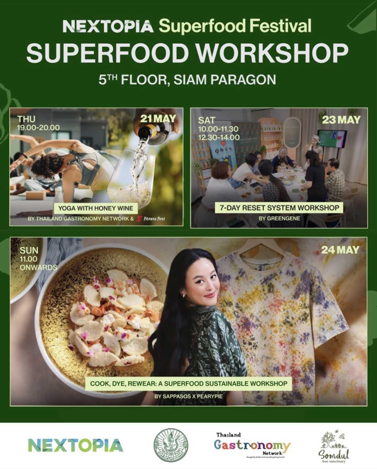 NEXTOPIA SUPERFOOD FESTIVAL β SUPERFOOD WORKSHOPS π₯β¨ NEXTOPIA SUPERFOOD FESTIVAL β SUPERFOOD WORKSHOPS π₯β¨