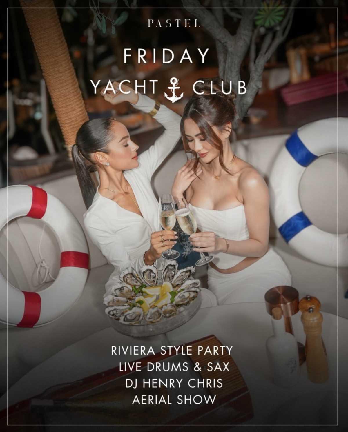 FRIDAY YACHT CLUB ⚓🥂PASTEL ROOFTOP FRIDAY YACHT CLUB ⚓🥂PASTEL ROOFTOP
