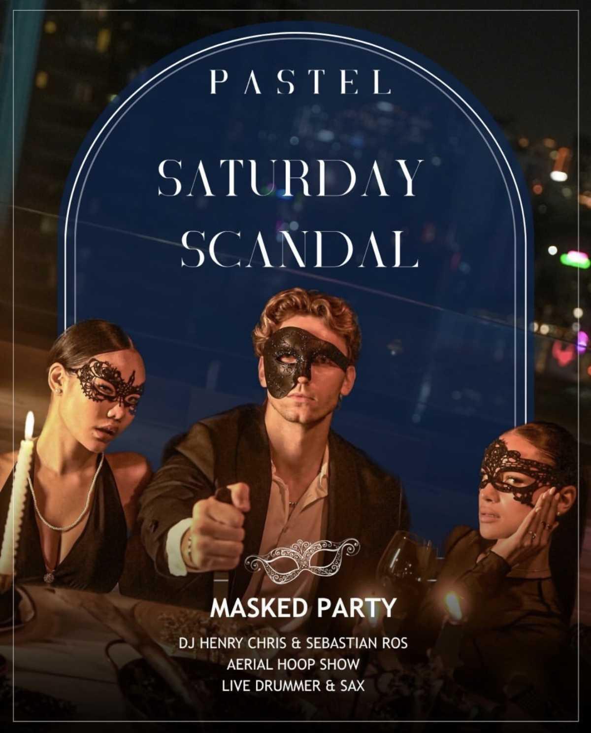 SATURDAY SCANDAL 🎭🔥PASTEL ROOFTOP