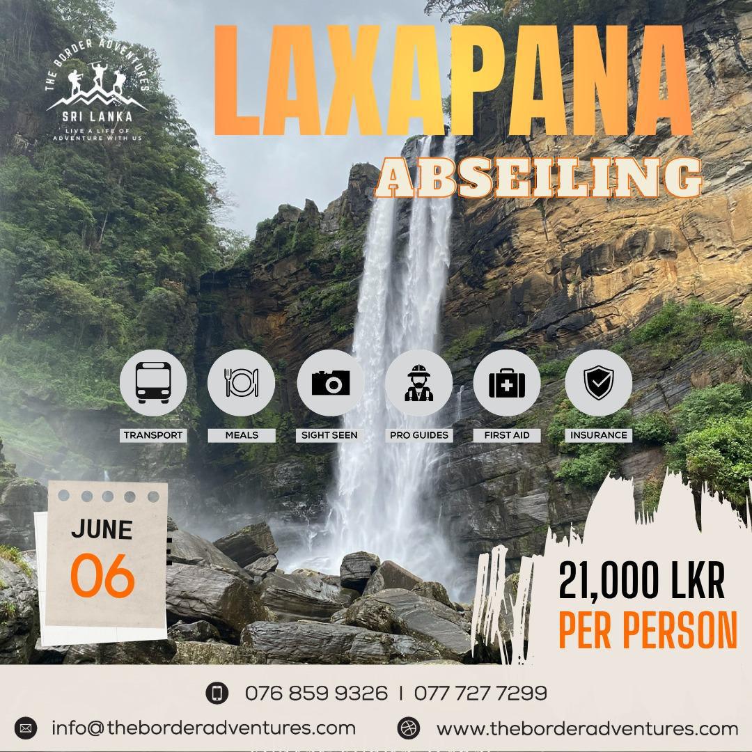 LAXAPANA ABSEILING 🌊⛰️