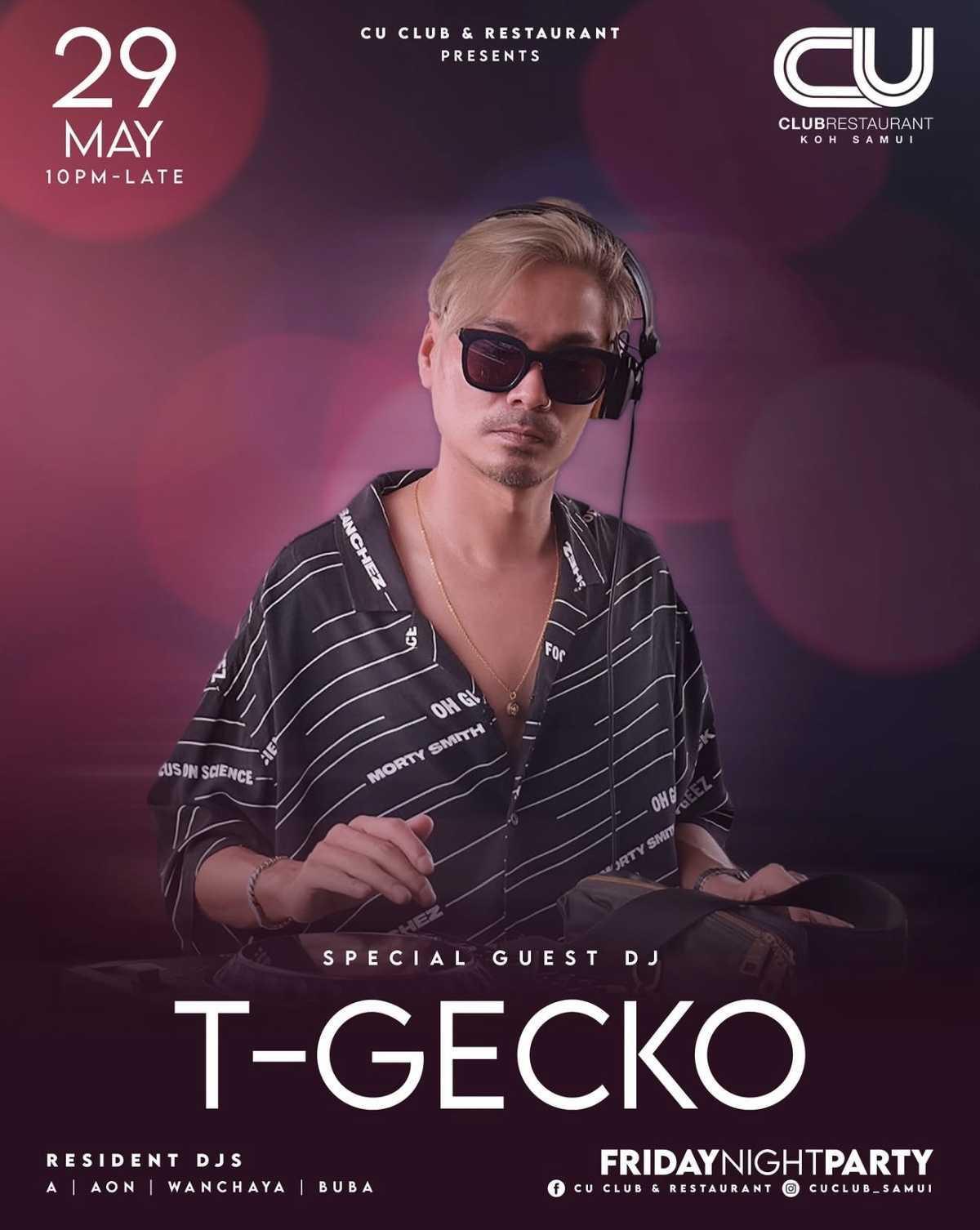 FRIDAY NIGHT PARTY with T-GECKO 🎧