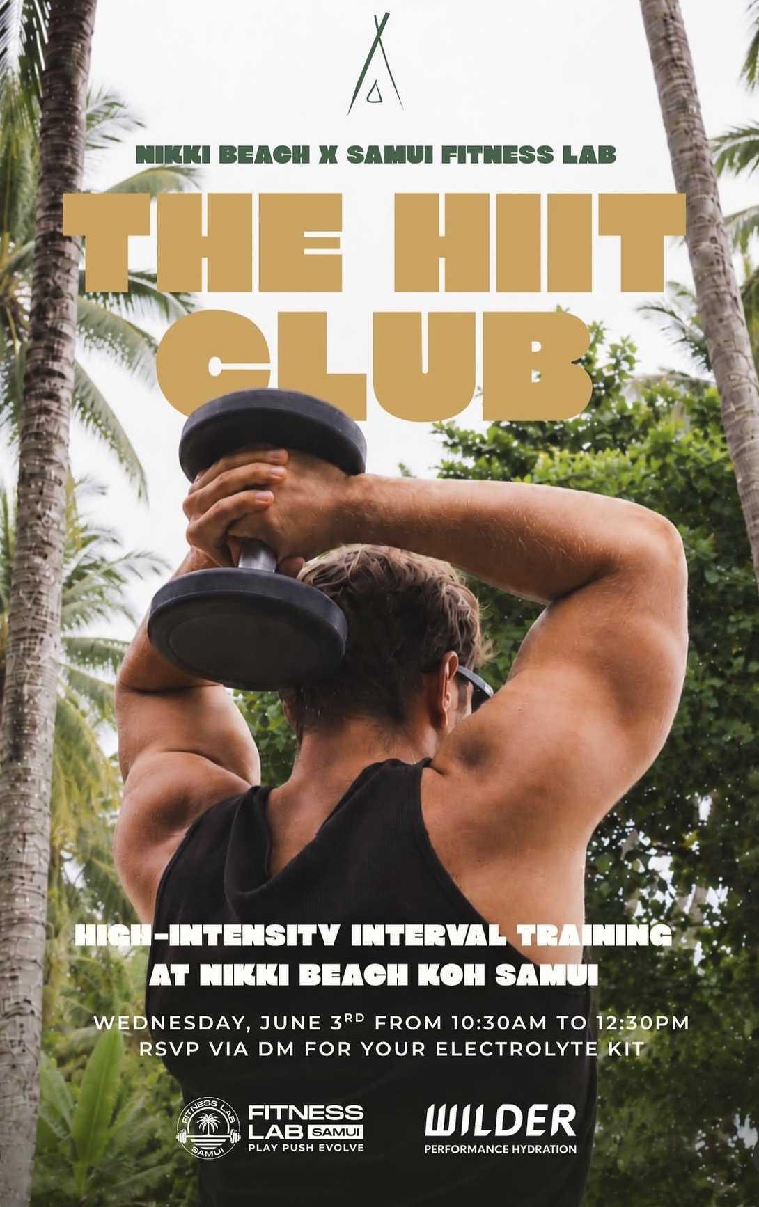 THE HIIT CLUB 💪🌴Nikki Beach x Samui Fitness Lab