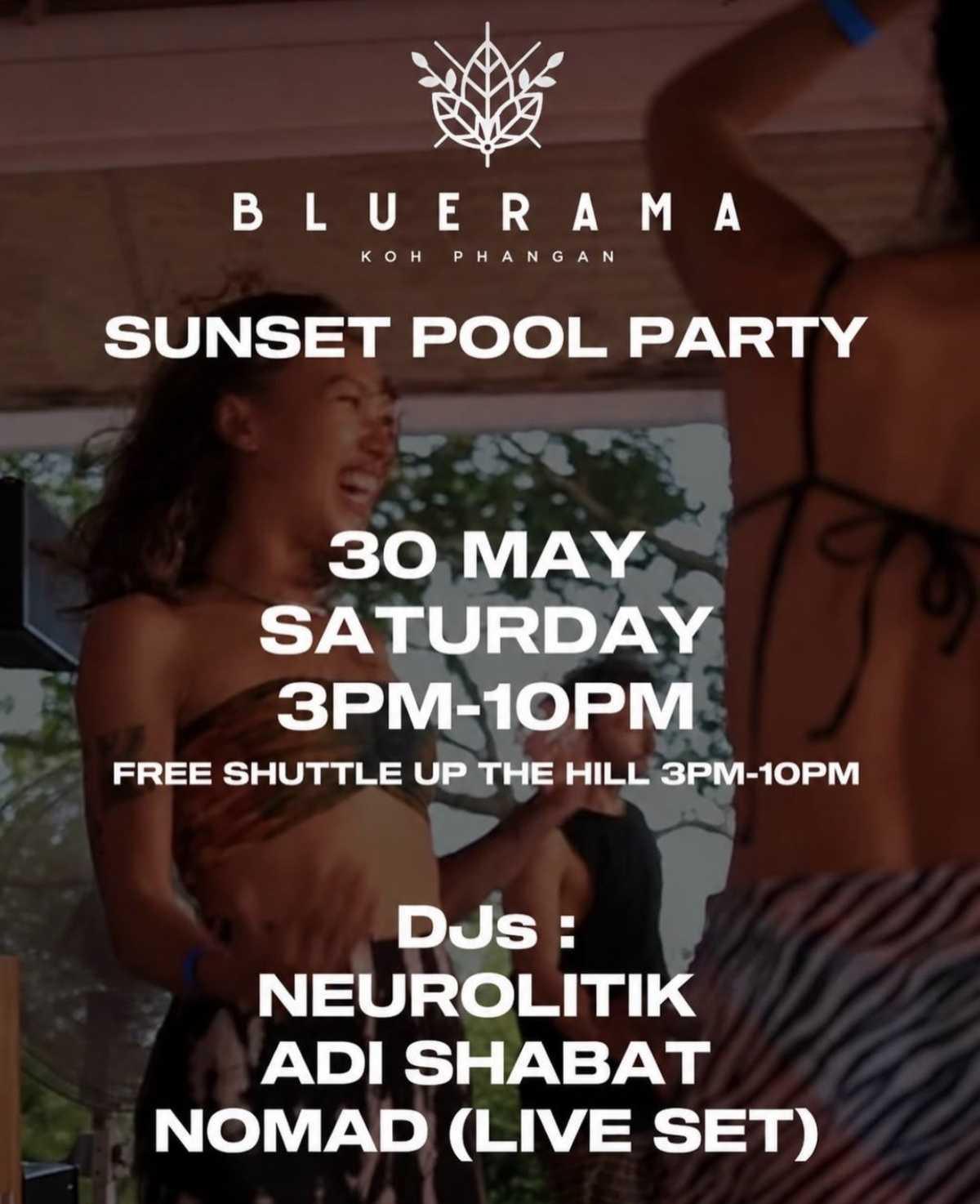 BLUERAMA SUNSET POOL PARTY 🌅