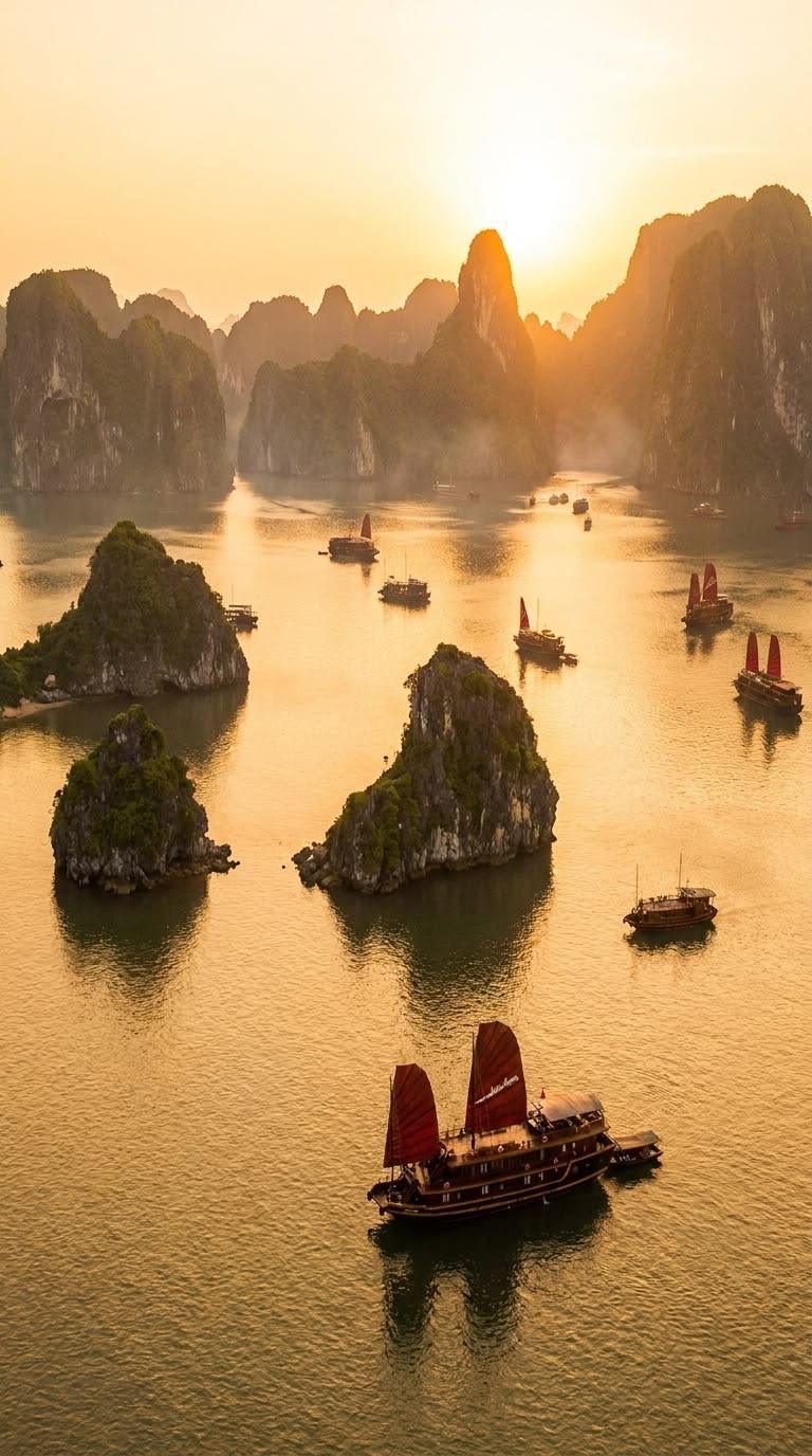 Exploring Ha Long Bay – Vietnam’s Natural Wonder 🇻🇳⛰️