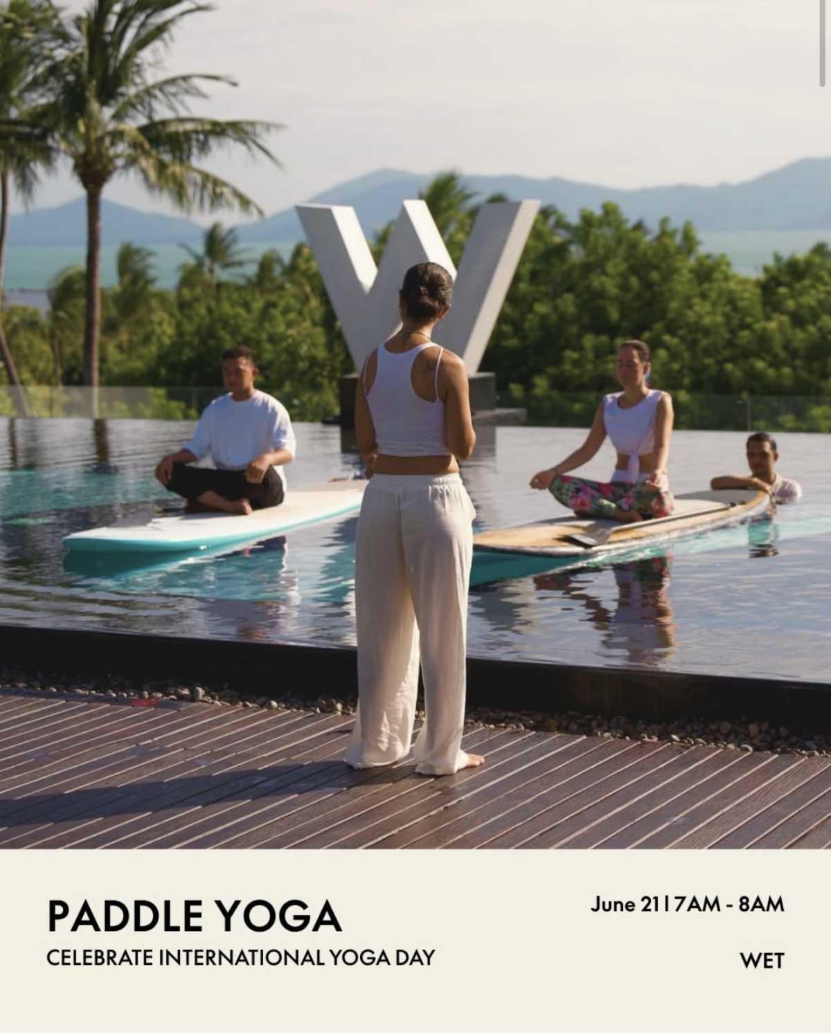 π§ββοΈ PADDLE YOGA AT W KOH SAMUI πβ¨ π§ββοΈ PADDLE YOGA AT W KOH SAMUI πβ¨