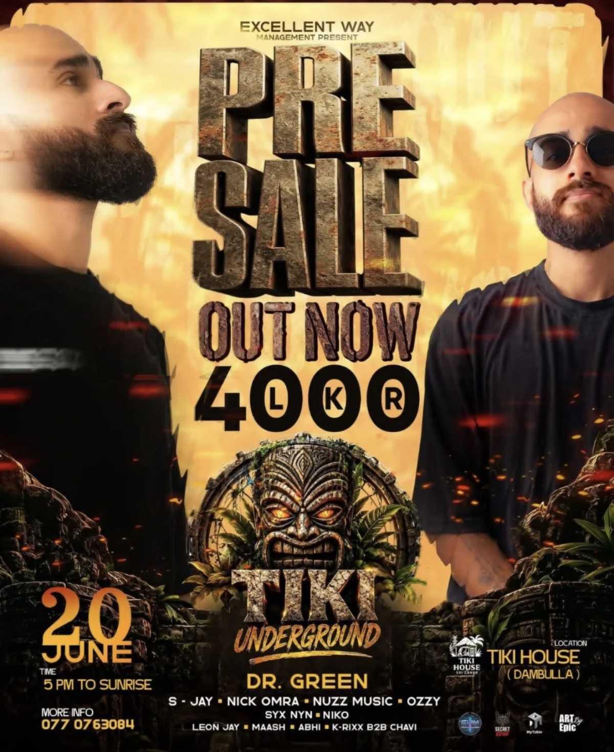 TIKI UNDERGROUND – DR. GREEN TIKI UNDERGROUND – DR. GREEN