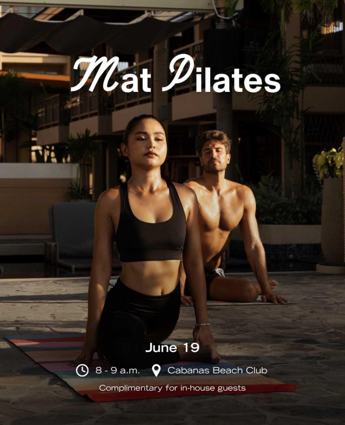  Mat Pilates at Cabanas Beach Club