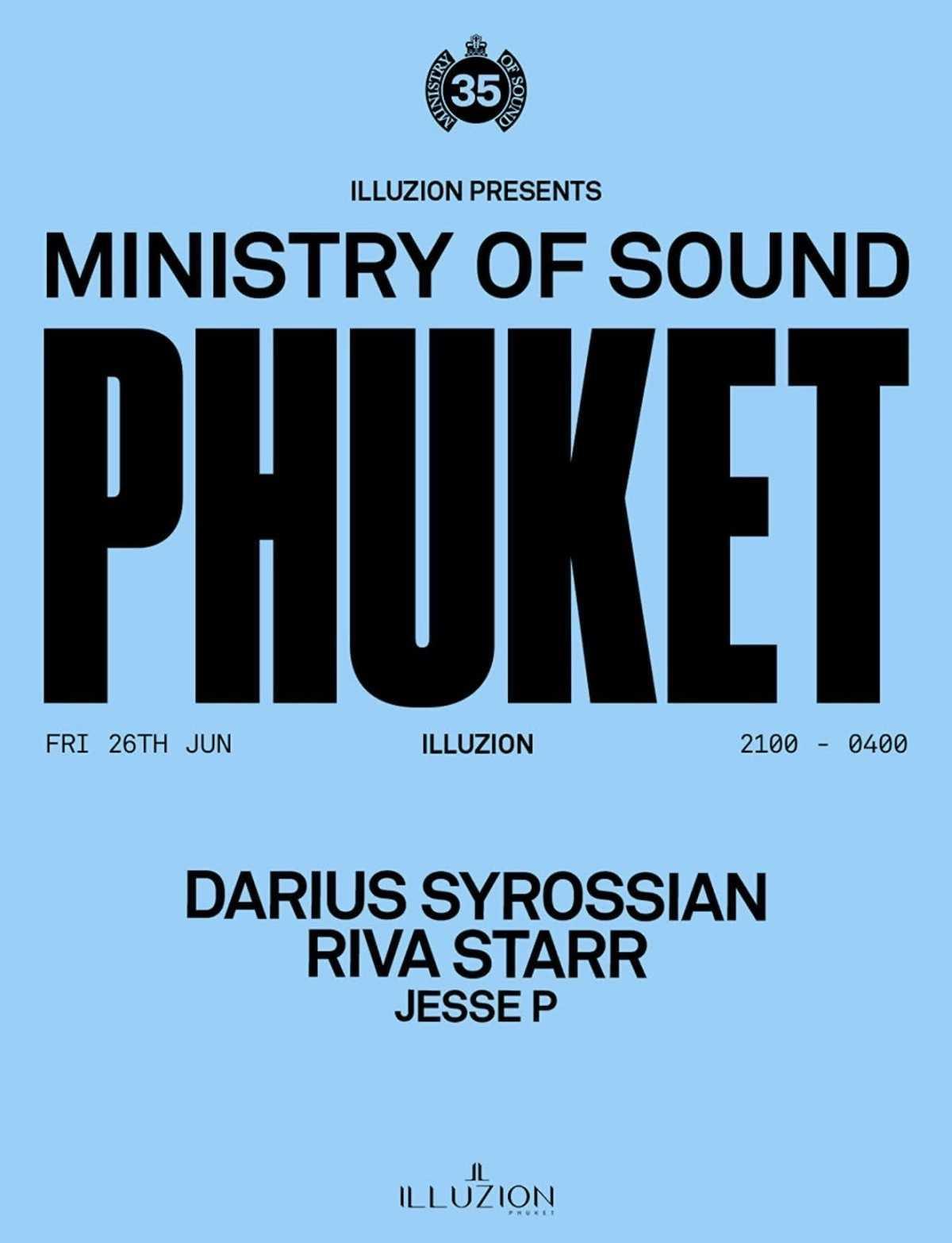Ministry of Sound Phuket at Illuzion