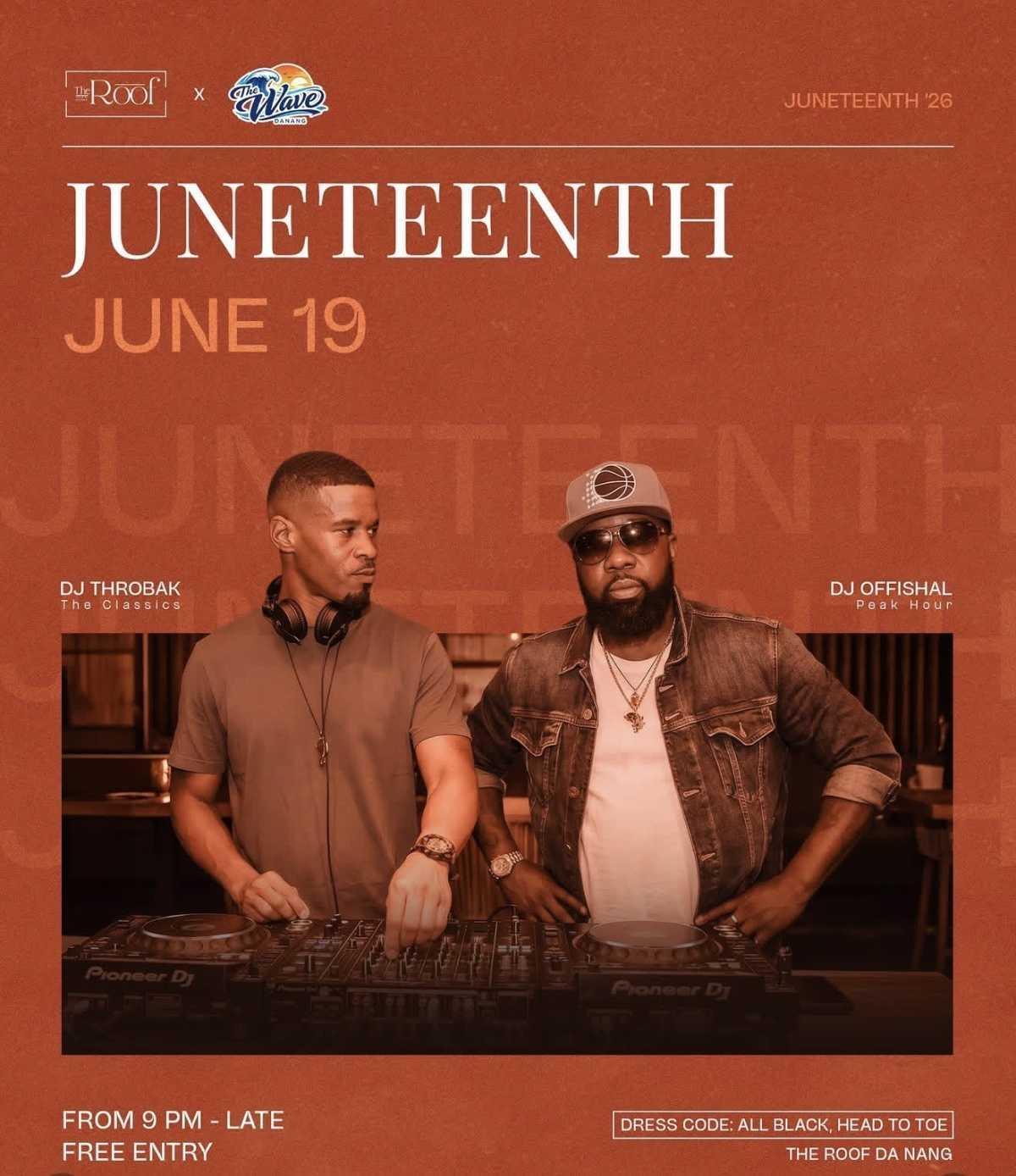 Juneteenth ’26 – All Black Affair at The Roof Da Nang