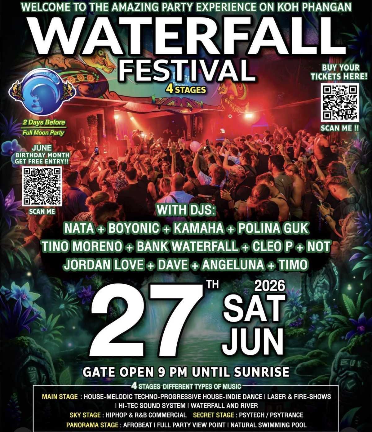 Waterfall Festival Koh Phangan Waterfall Festival Koh Phangan