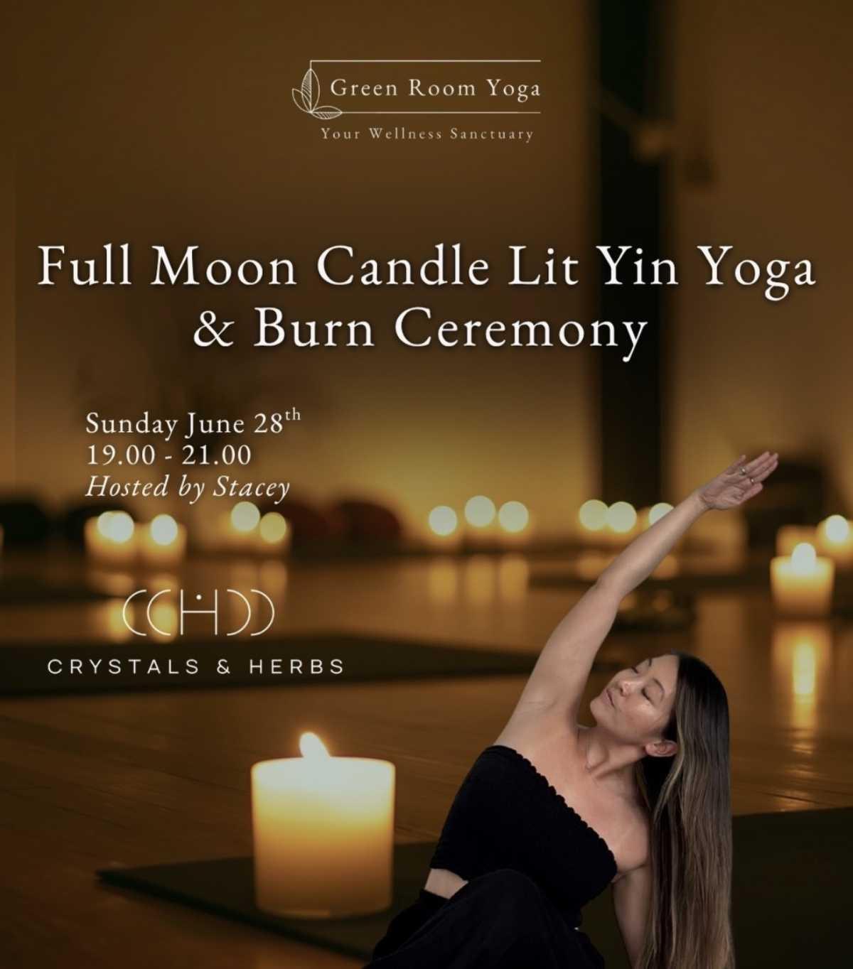 Full Moon Candle Lit Yin Yoga & Burn Ceremony