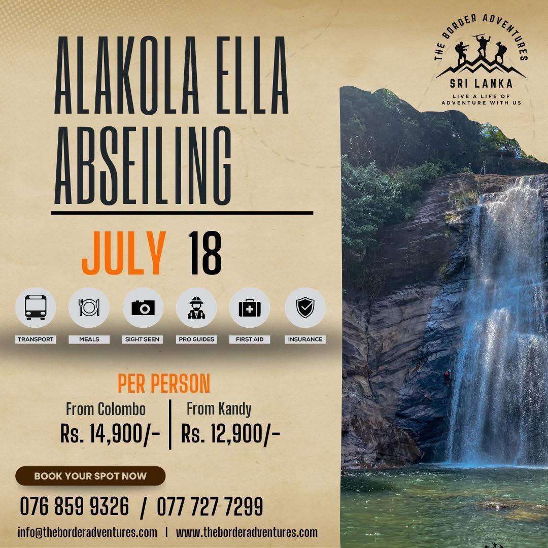 Alakola Ella Abseiling Adventure Alakola Ella Abseiling Adventure