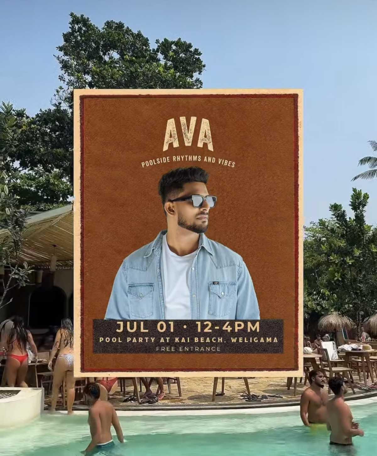 AVA Pool Party at Kai Beach Weligama