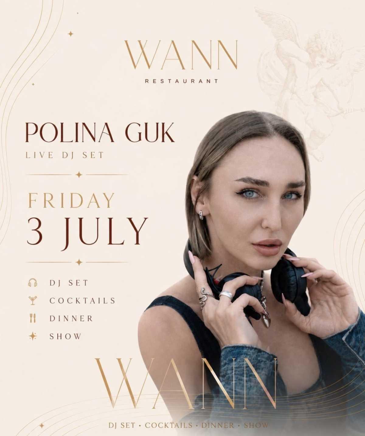π§ Polina Guk Live DJ Set at WANN Restaurant π§ Polina Guk Live DJ Set at WANN Restaurant