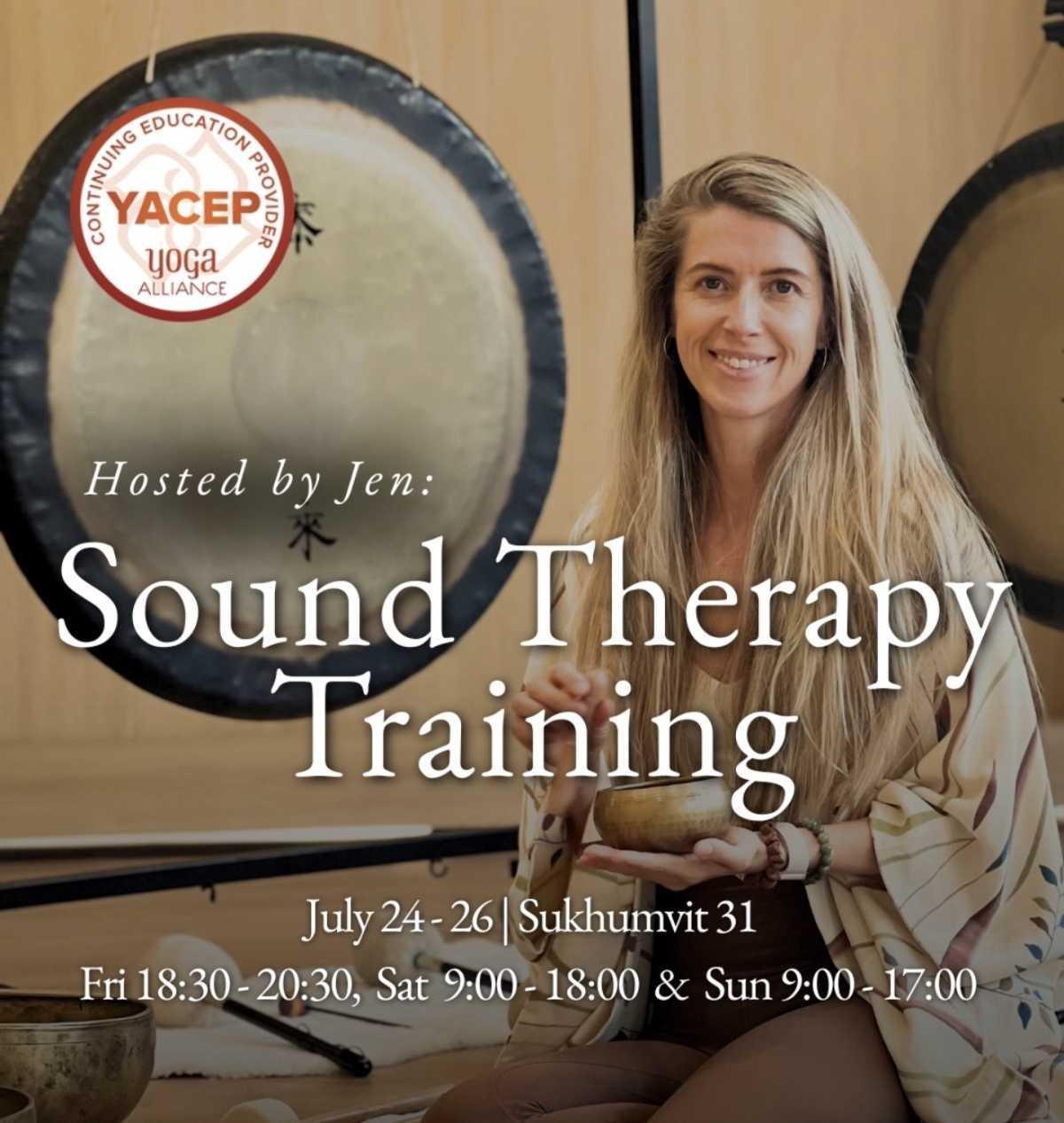 Sound Therapy Training at Green Room Yoga Bangkok
