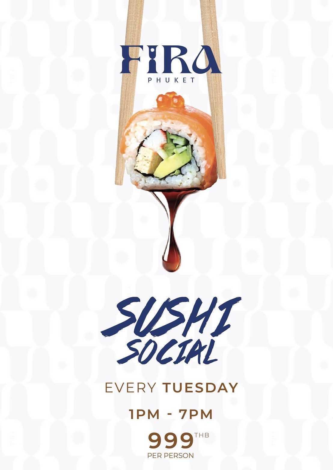 Sushi Social at Fira Phuket