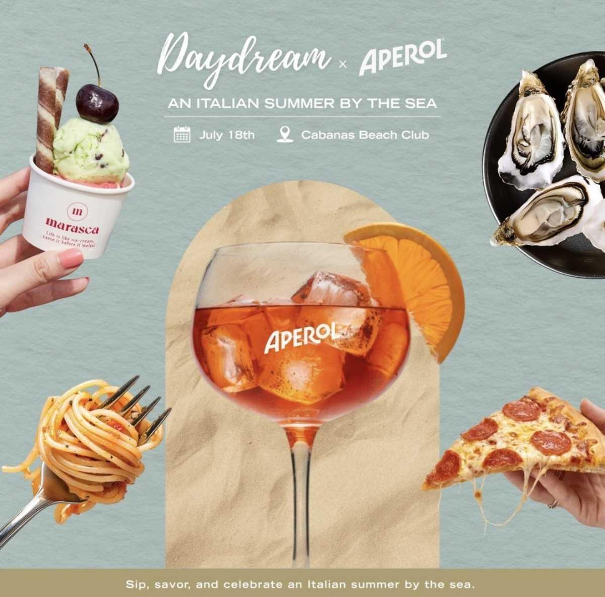 Daydream x Aperol – An Italian Summer by the Sea x Cabanas Beach Club