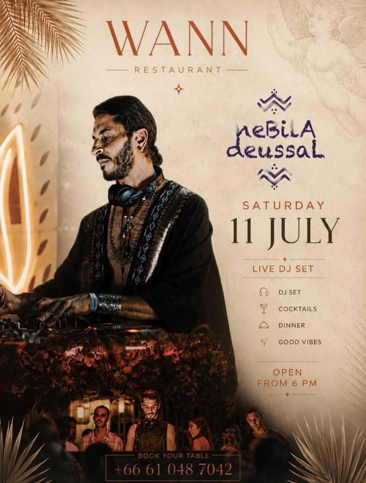 WANN Restaurant – Nebila Deussal Live DJ Set