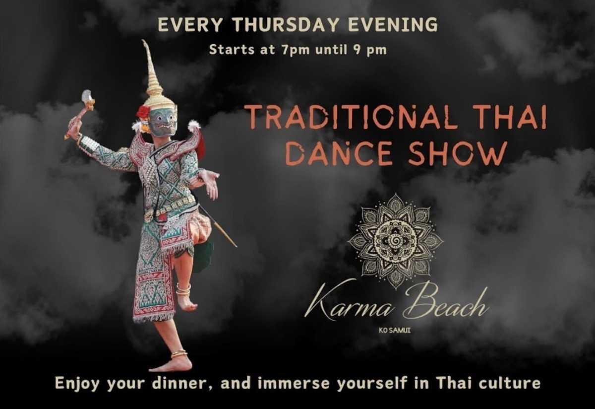 Traditional Thai Dance Show at Karma Beach Traditional Thai Dance Show at Karma Beach