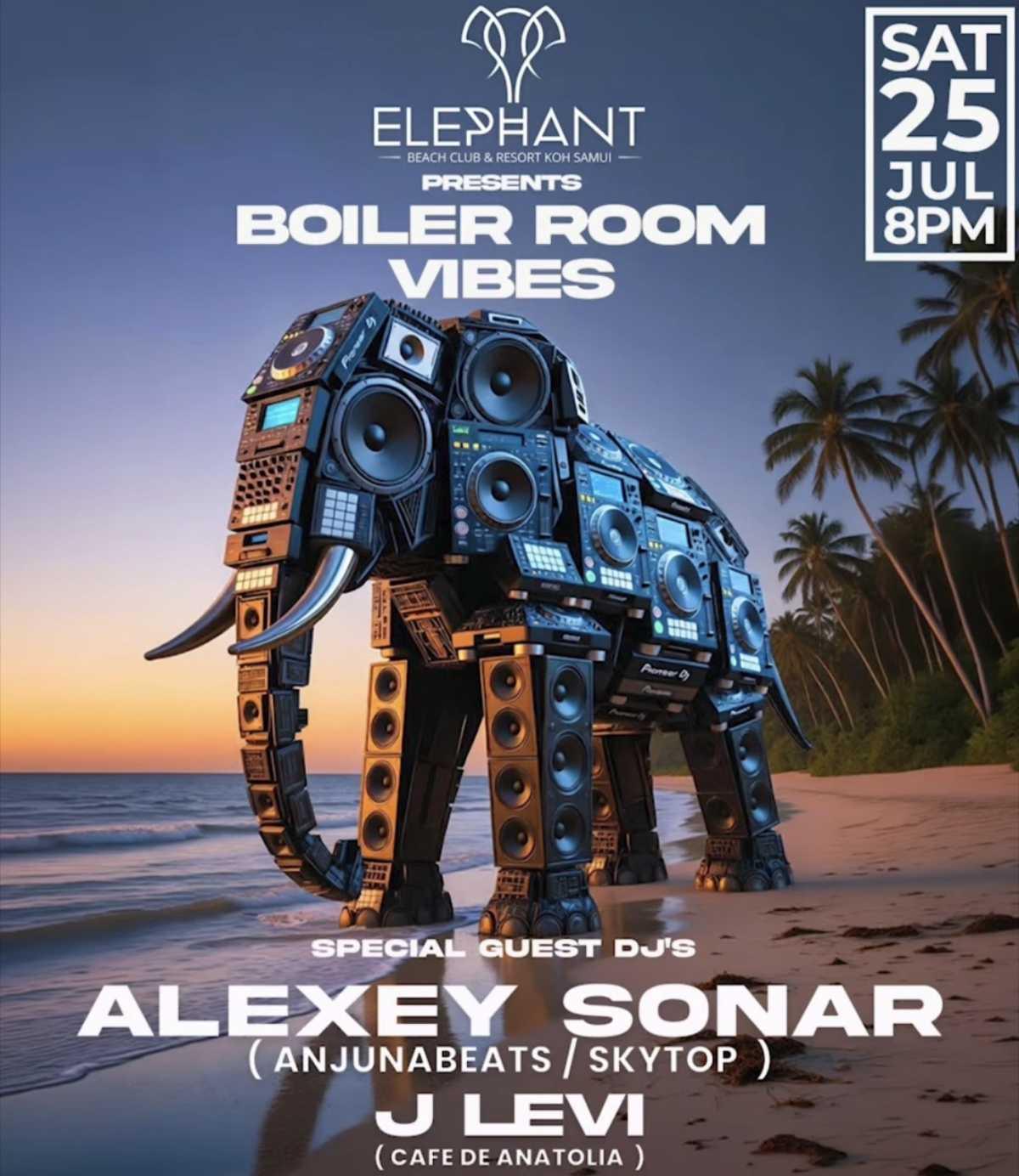Boiler Room Vibes at Elephant Beach Club