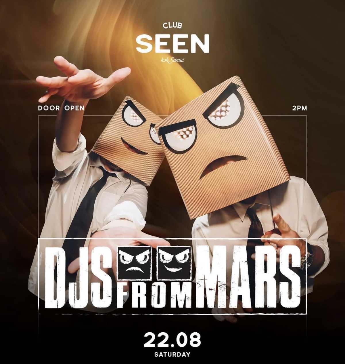 DJs From Mars at Club SEEN Koh Samui