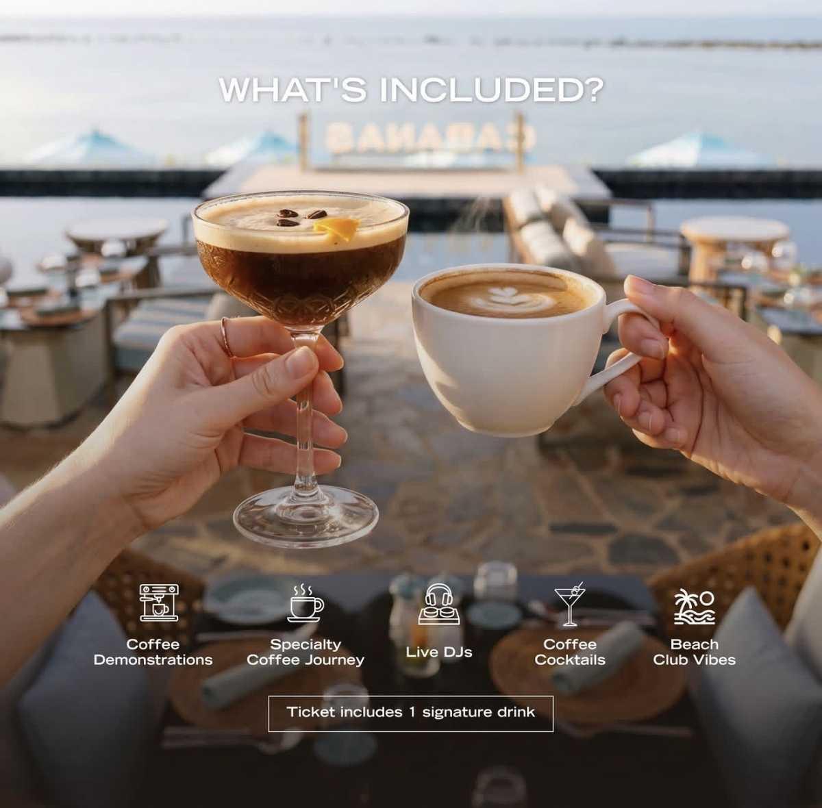 Morning Affair V.1 – Coffee. Connection. Celebration x Cabanas Beach Club Morning Affair V.1 – Coffee. Connection. Celebration x Cabanas Beach Club