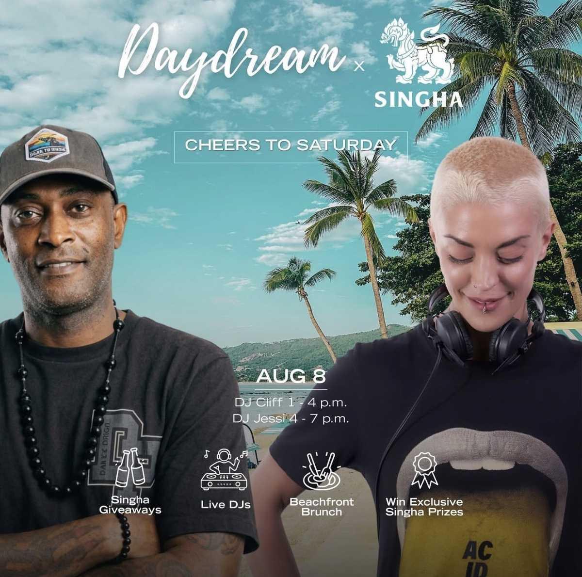 Daydream x Singha at Cabanas Beach Club