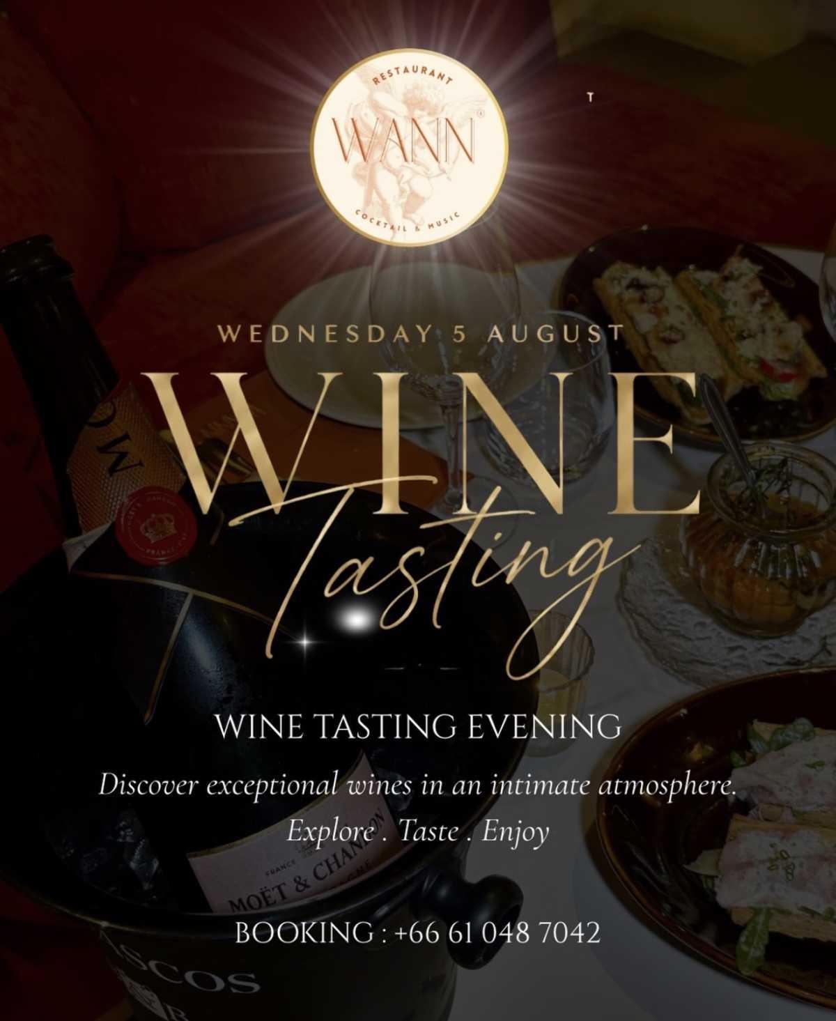 Wine Tasting Evening at WANN Restaurant