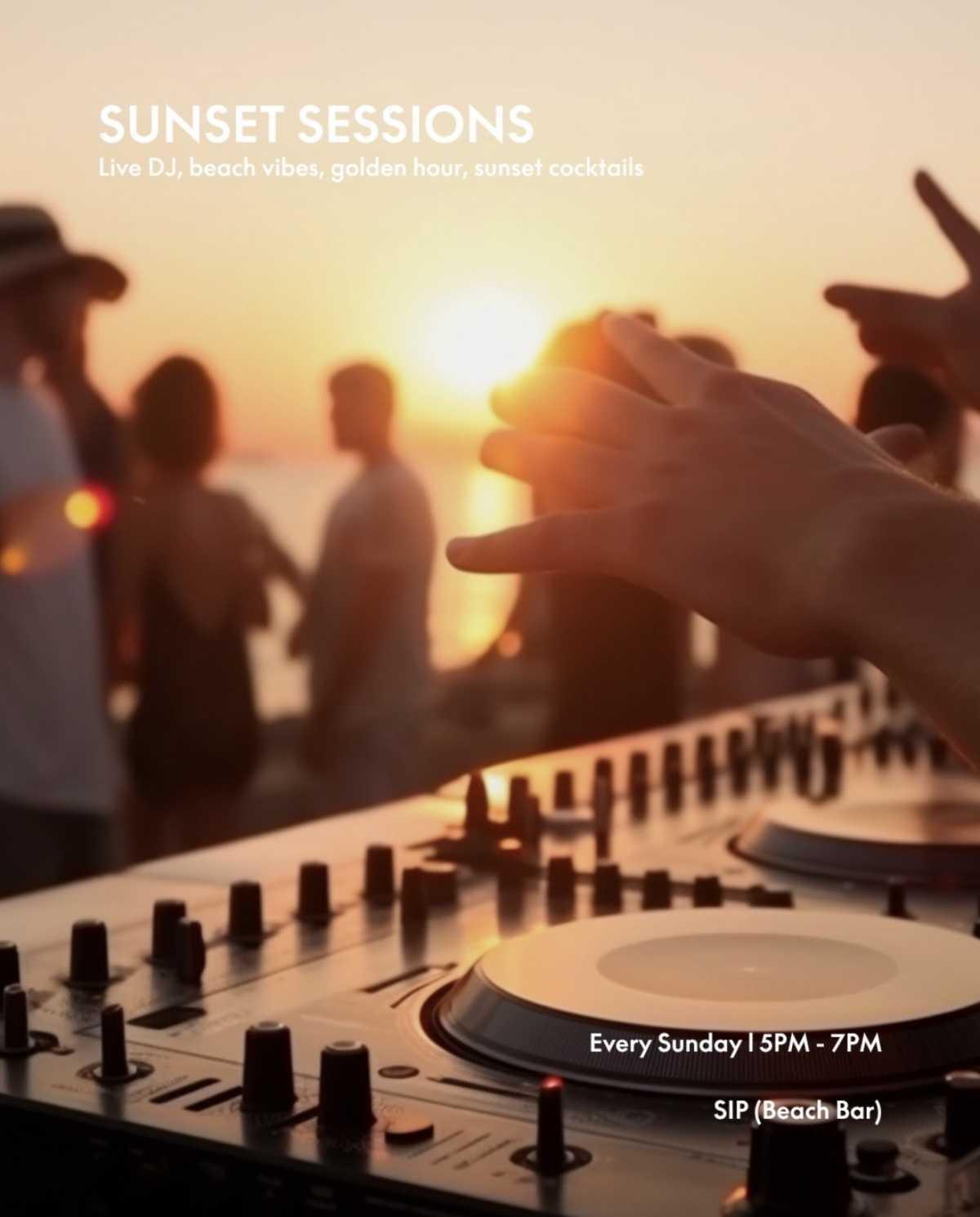 Sunset Sessions at SIP Beach Bar x W Koh Samui