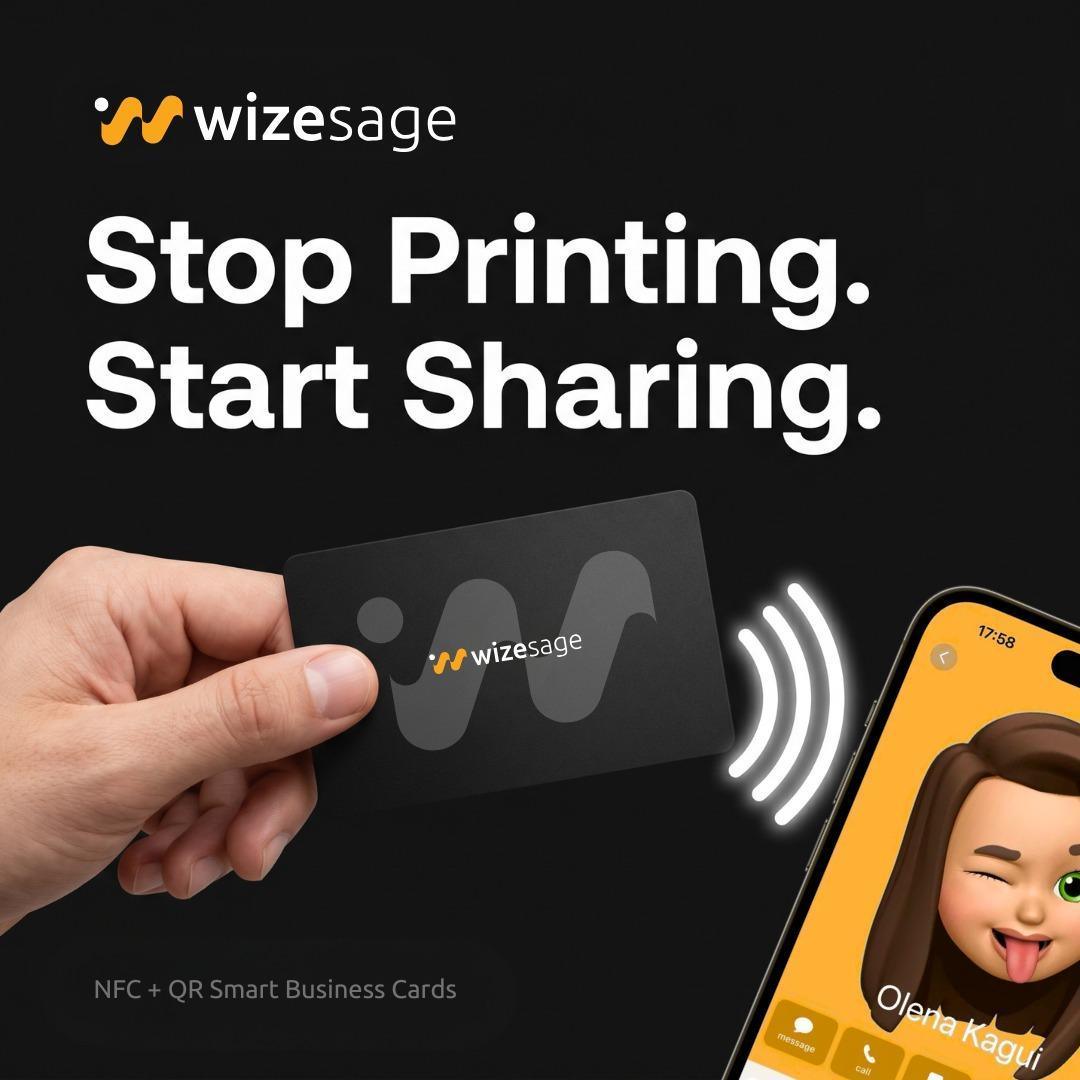WISE SAGE • SMART BUSINESS CARDS 