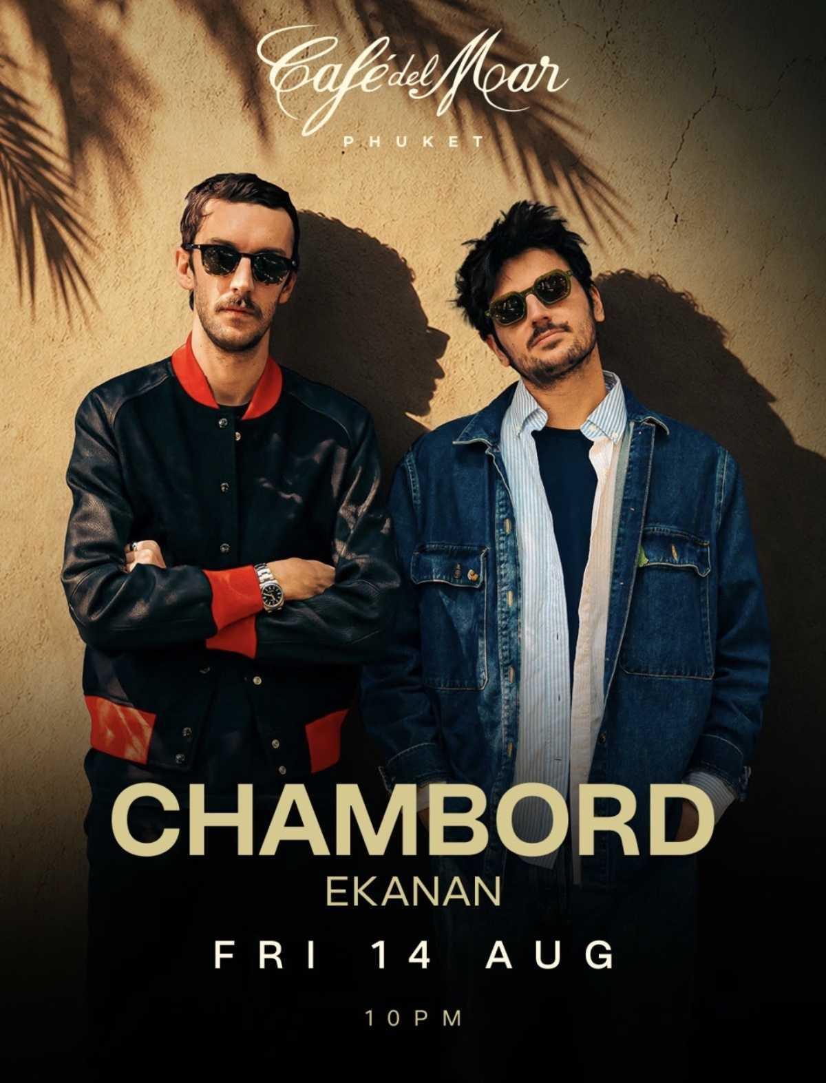 CHAMBORD AT CAFÉ DEL MAR PHUKET 🎧🌴