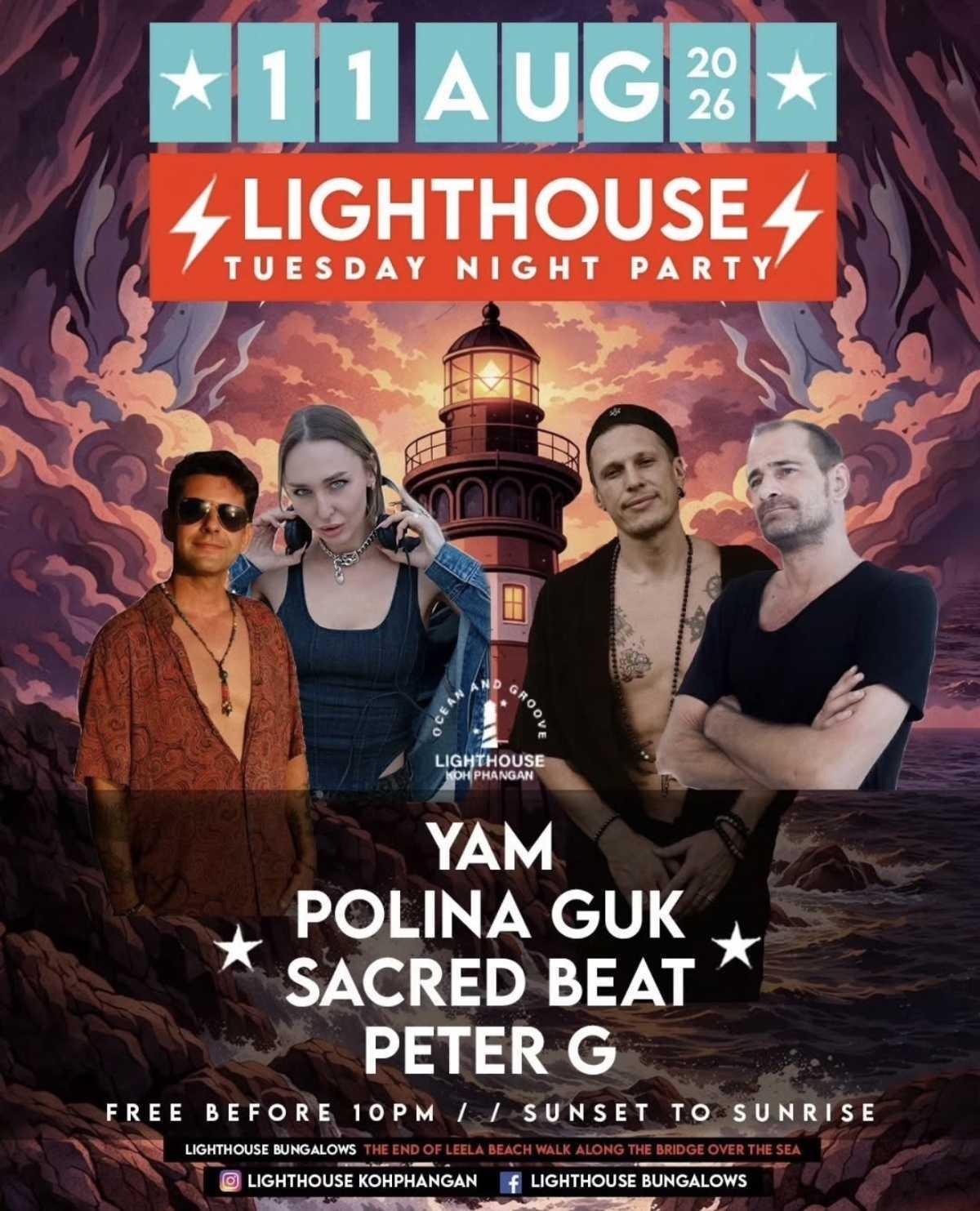 LIGHTHOUSE TUESDAY NIGHT PARTY 🌊⚡