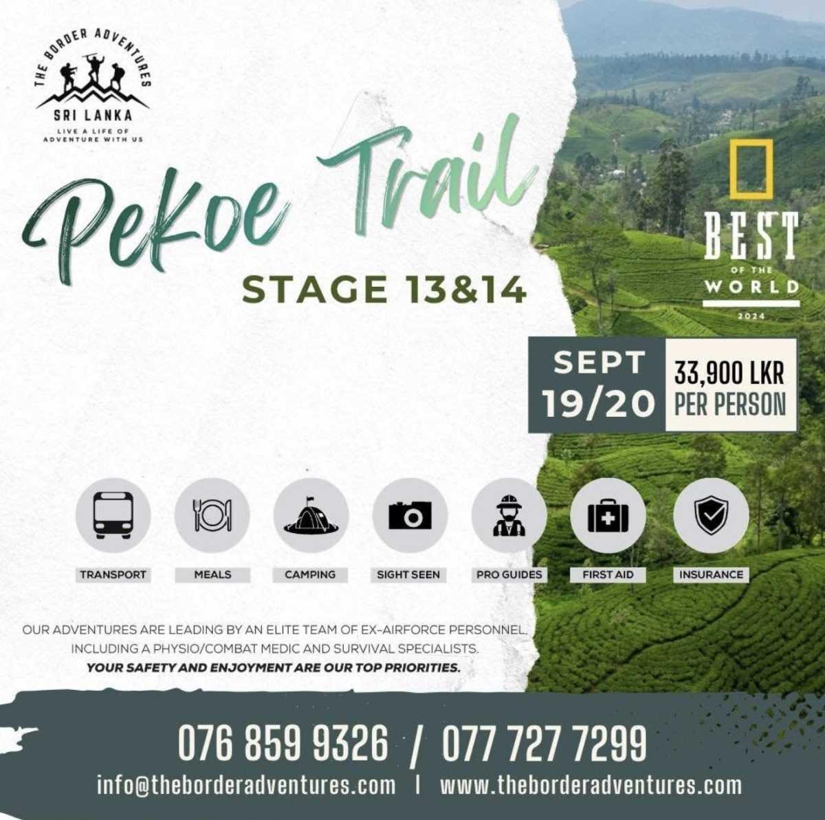  PEKOE TRAIL – STAGES 13 & 14 🌿 The Border Adventures
