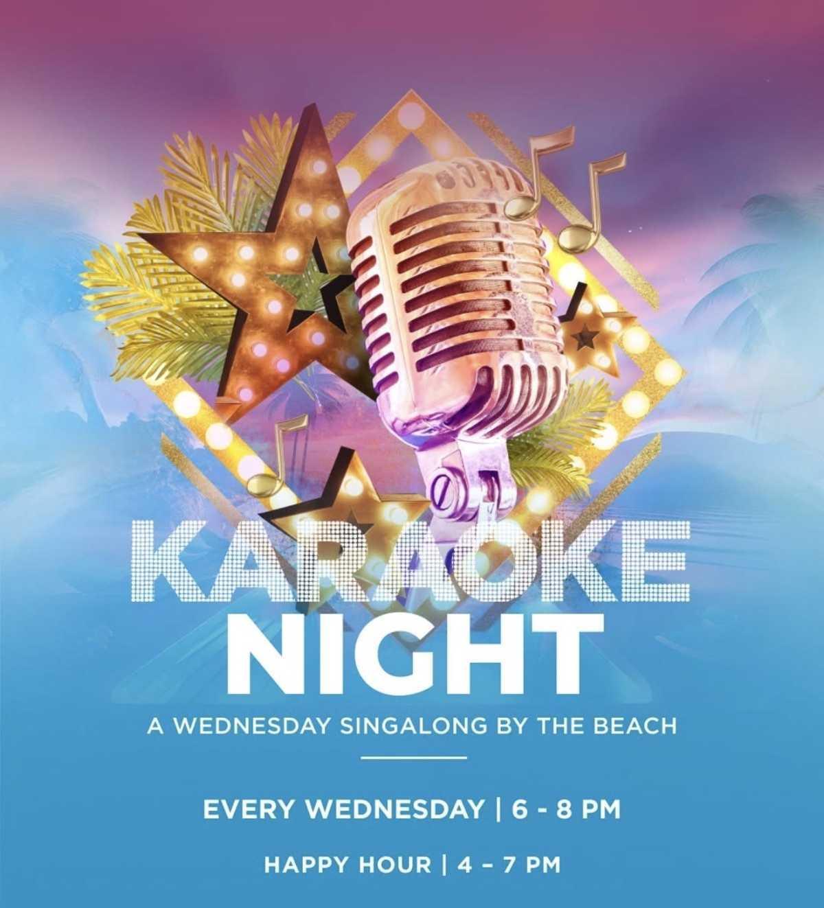 🎤 KARAOKE NIGHT BY THE BEACH 🌴