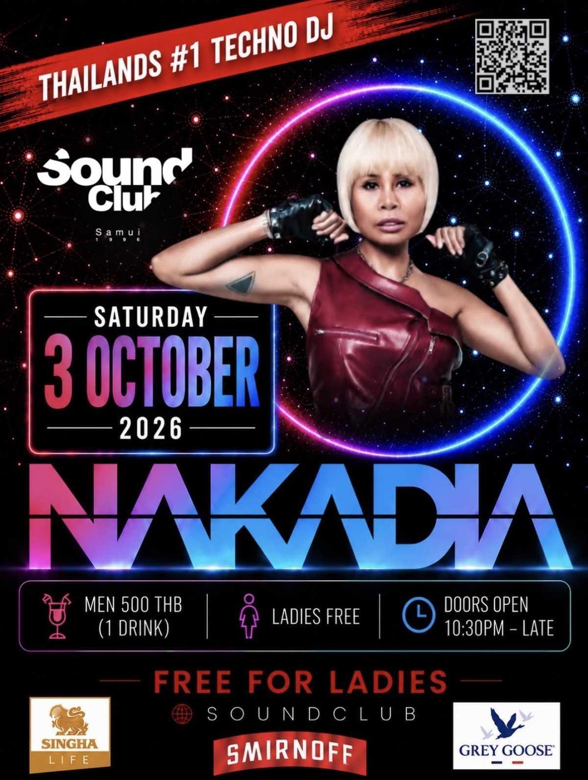 NAKADIA LIVE AT SOUND CLUB SAMUI