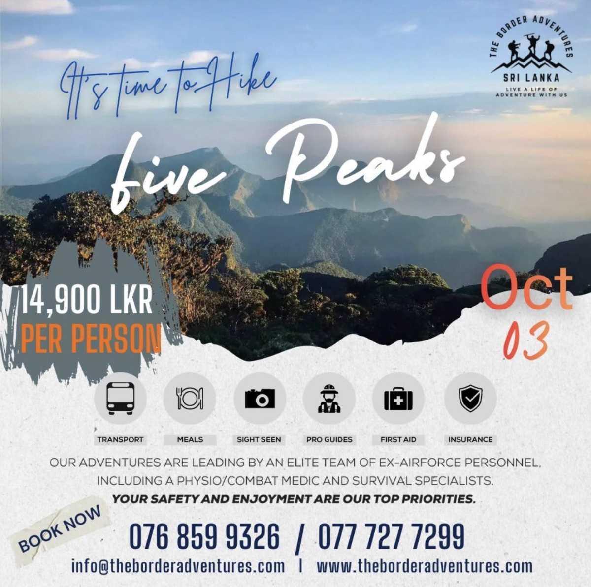 FIVE PEAKS — ONE EPIC DAY