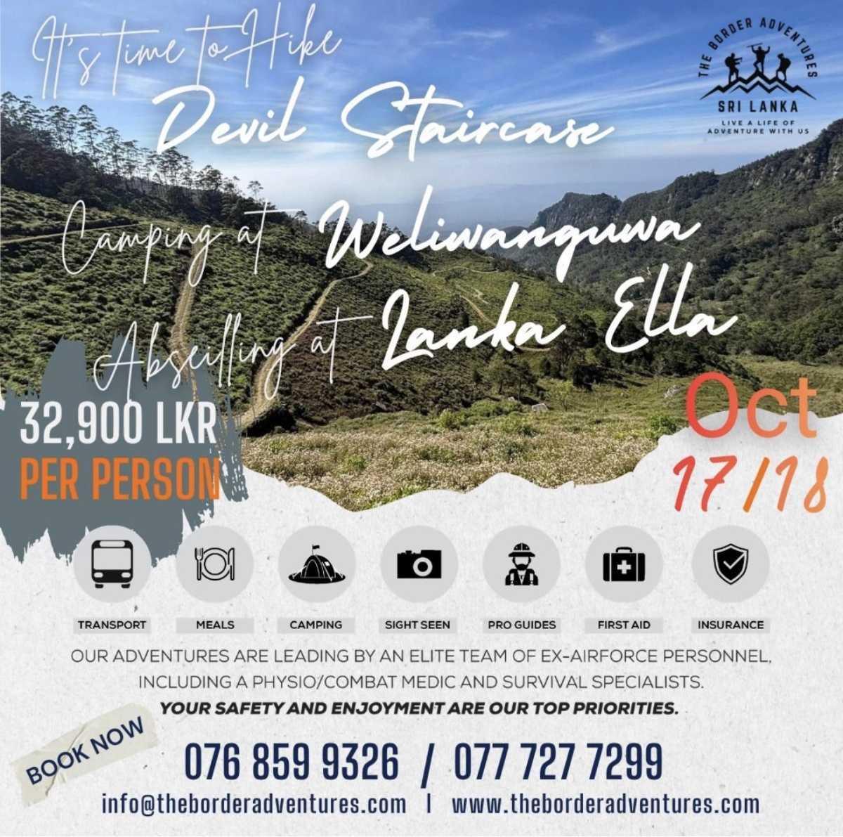 DEVIL’S STAIRCASE — CAMPING & ABSEILING ADVENTURE DEVIL’S STAIRCASE — CAMPING & ABSEILING ADVENTURE