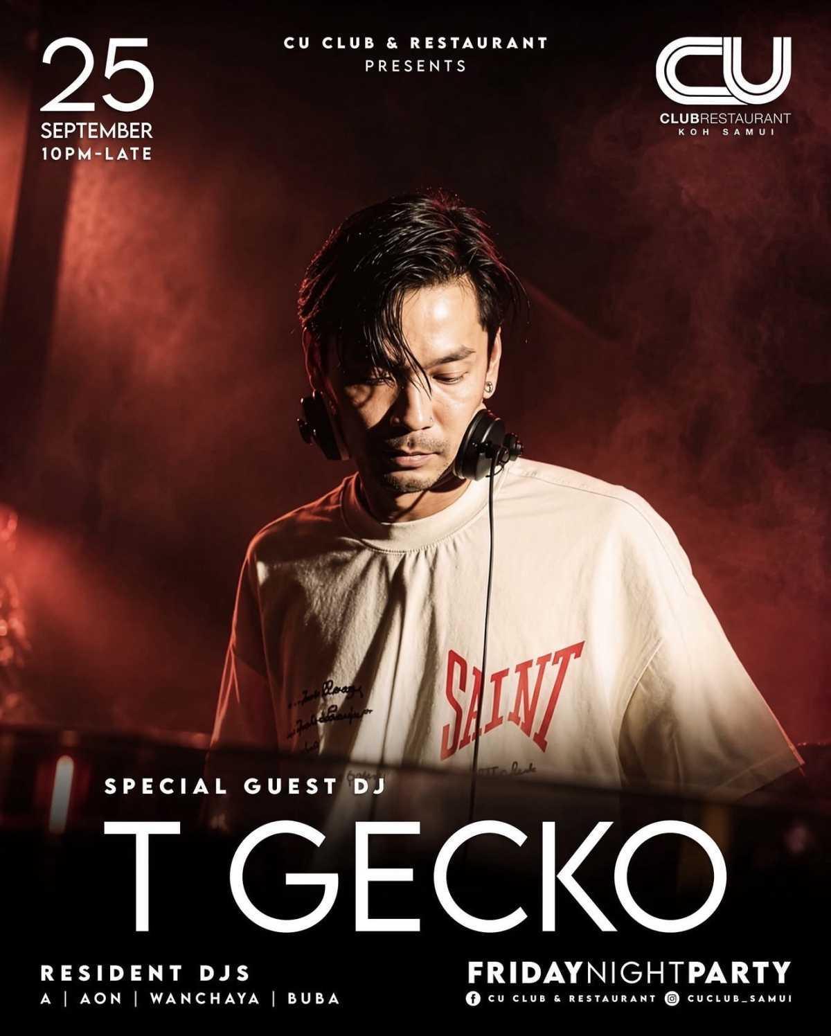 FRIDAY NIGHT PARTY – T GECKO AT CU CLUB FRIDAY NIGHT PARTY – T GECKO AT CU CLUB