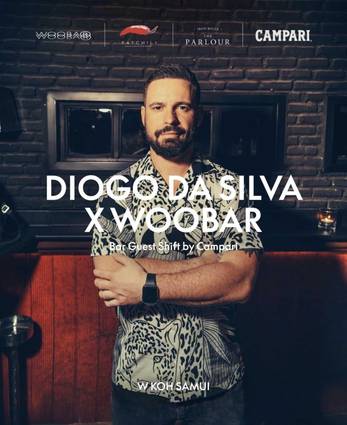DIOGO DA SILVA × WOOBAR – BAR GUEST SHIFT BY CAMPARI DIOGO DA SILVA × WOOBAR – BAR GUEST SHIFT BY CAMPARI