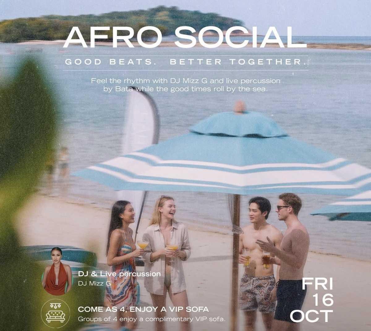 AFRO SOCIAL AT CABANAS BEACH CLUB 🌴🎶