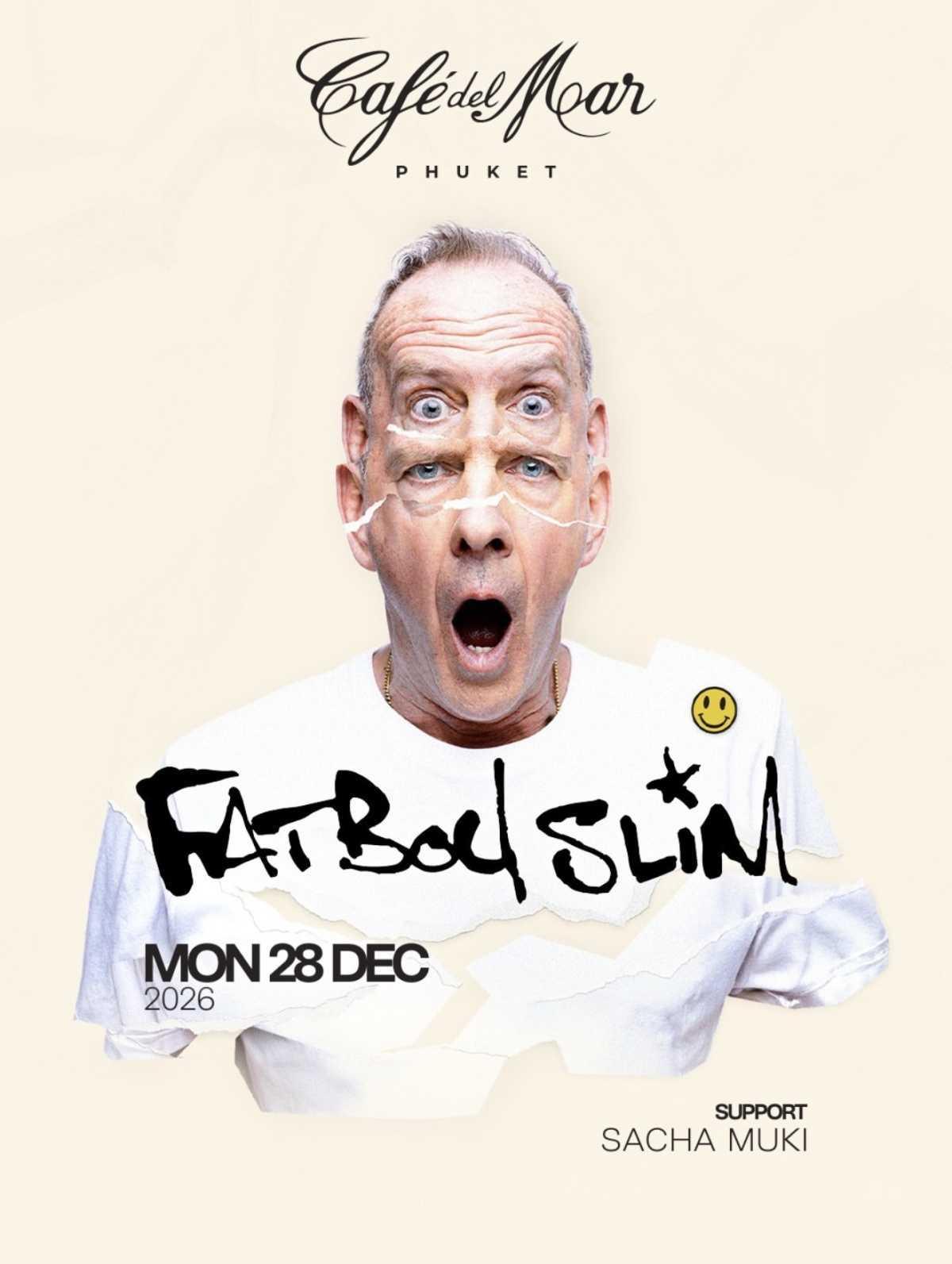 FATBOY SLIM AT CAFÉ DEL MAR PHUKET 🔥🌴