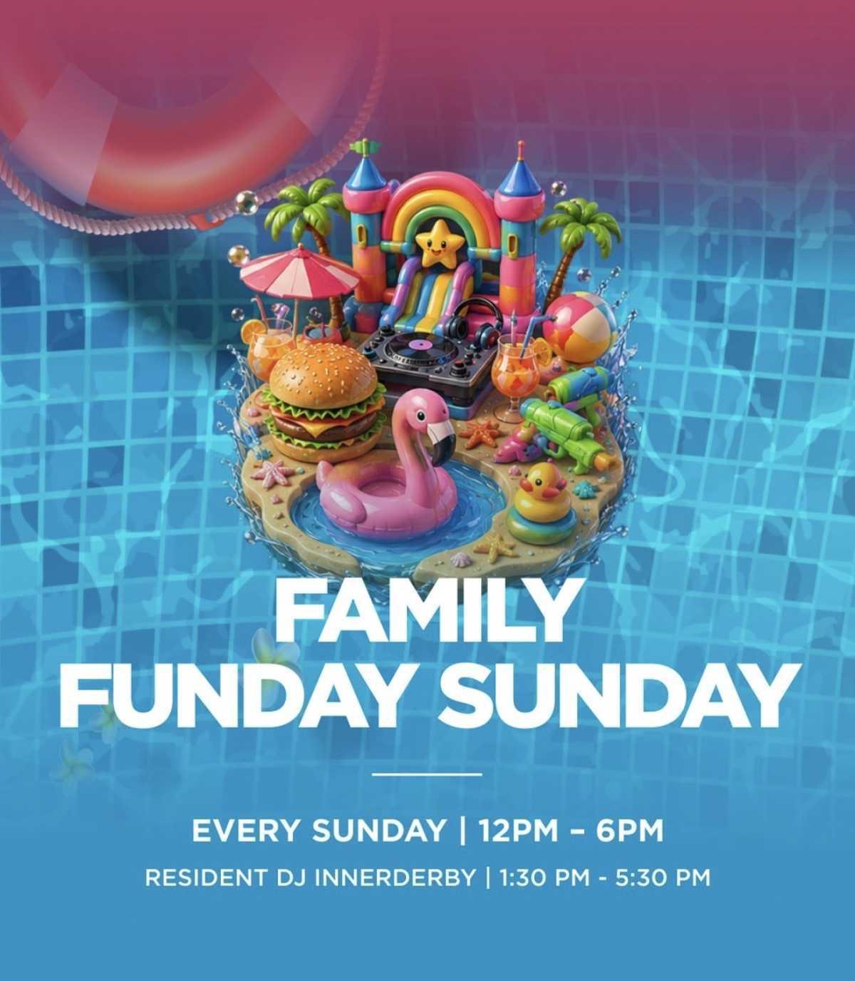 FAMILY FUNDAY SUNDAY — KARMA TWO PALMS BEACH 🌴